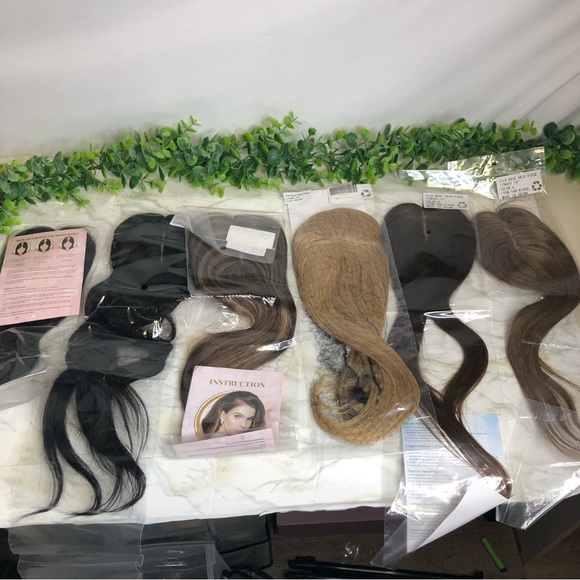 100% Human Hair Topper Bundle 21 Pieces (new) - Picture 4 of 11